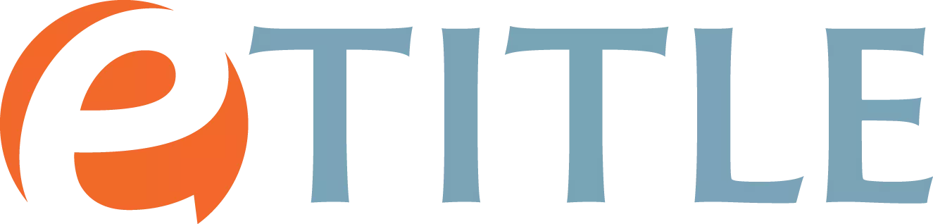 eTitle logo within text